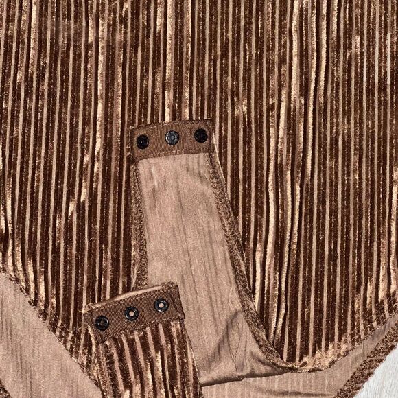 Velvet beautiful brown‎ bodysuit size XS - Picture 4 of 5